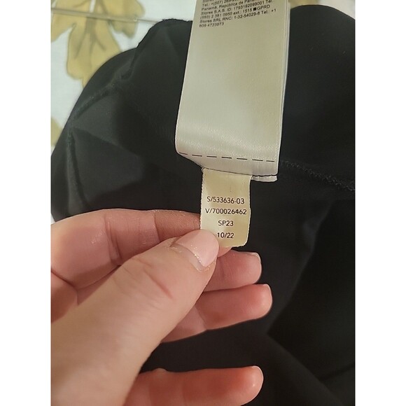 Athleta Endless High Rise Pants Travel Athletic Casual Work Black Size 10 Office - Picture 10 of 10